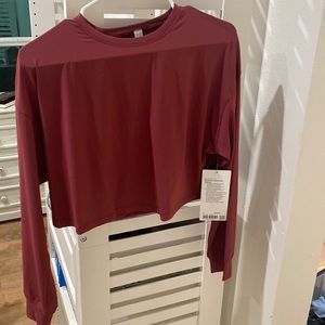 Lululemon size 4 muscle love long sleeve shirt NWT